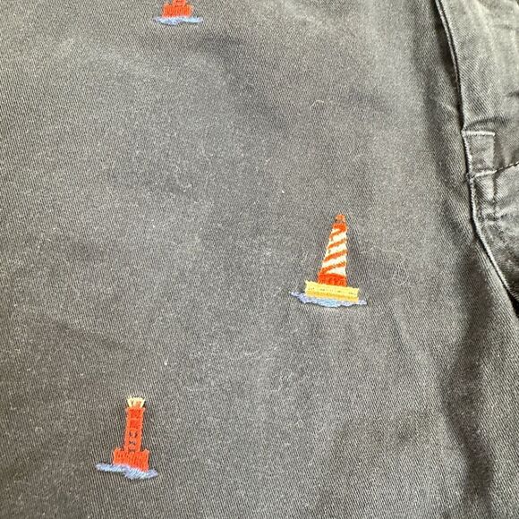 EUC POLO Ralph Lauren Men’s Classic Fit Navy Shorts Embroidered Lighthouse- 33” - Picture 6 of 9